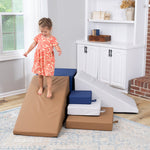 Girl playing on Foamnasium Corner Climber