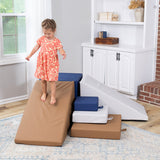 Girl playing on Foamnasium Corner Climber