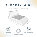 Diagram Displaying Product Dimensions for Blocksy Mini 