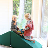 lifestyle photo of two kids playing on Foamnasium Emerald Mega Wedges